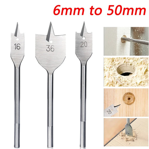 6mm 38mm flat - flat, bits