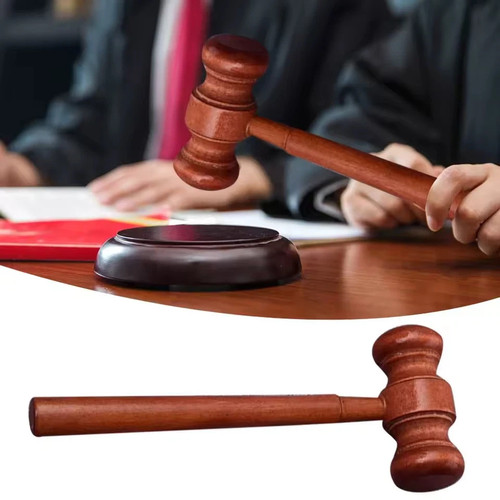 Handcrafted wooden gavel - wooden,