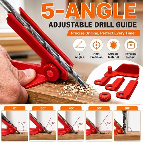 Set angle adjustable drill - 5-angle,