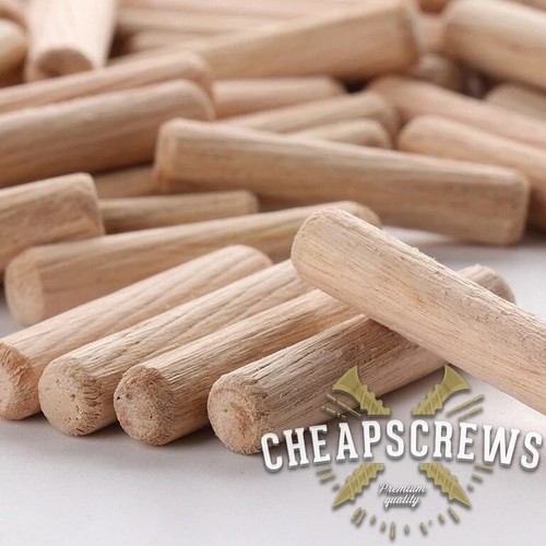 Wooden dowels chamfered - chamfered, fluted