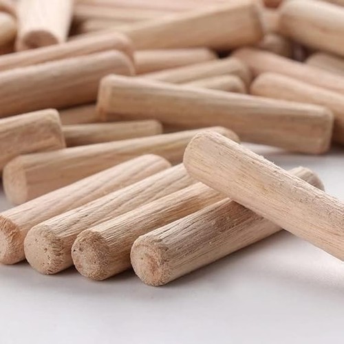 Wooden dowels chamfered - wooden, fluted