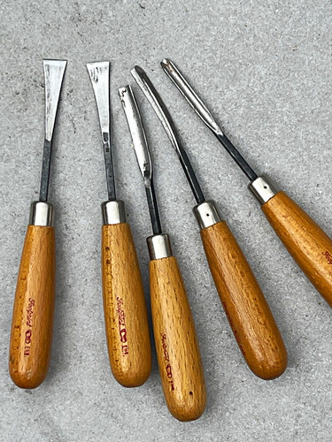 Footprint wood carving chisel - wood,