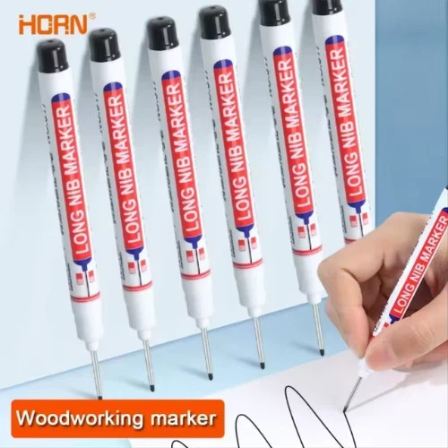12pcs black deep hole long - black, nib