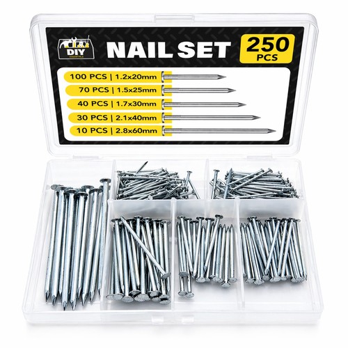 250 assorted flat head wood - 250,