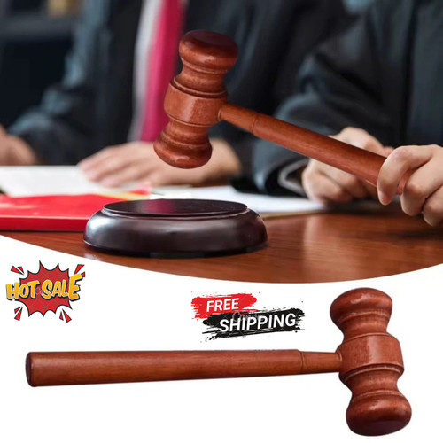 Handcrafted wooden gavel - handcrafted,