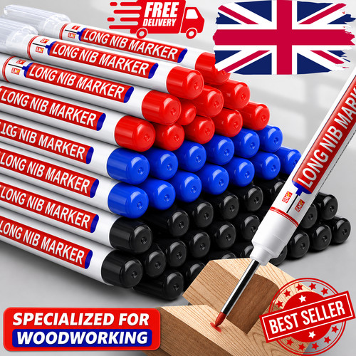 10pcs black deep hole long - black,