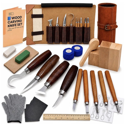Wood whittling kit for - kit,
