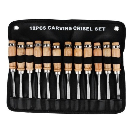 12pcs wood carving hand - carving, chisel