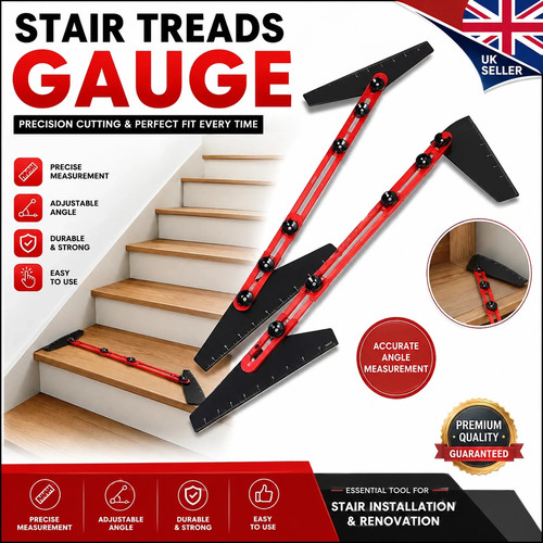 Stair tread template tool - stair,
