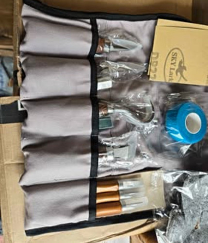 Wood carving tool set roll - carving, w/