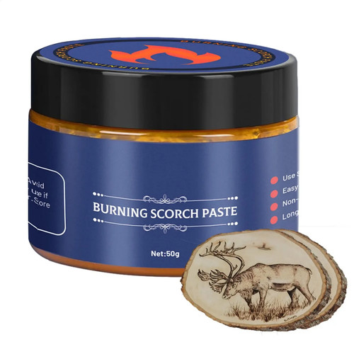 Wood burning gel - burning,