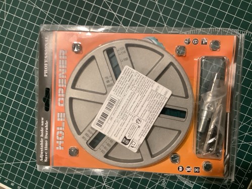Adjustable hole saw - hole, 45-130mm