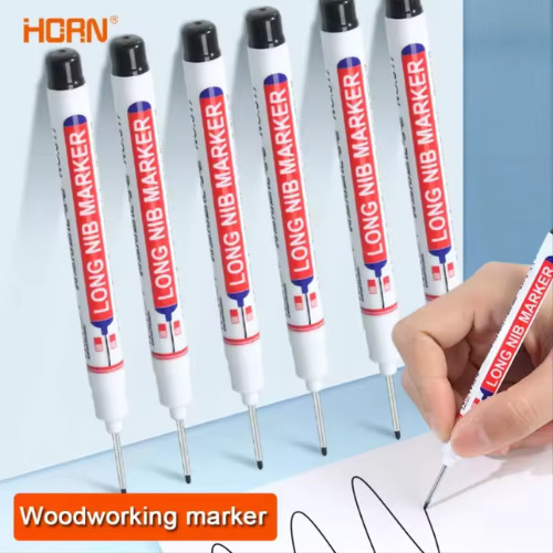 12pcs black deep hole - hole, nib